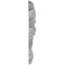 Ekena Millwork 4 1/4"W x 5 3/4"H x 3/8"P Colton Flower Onlay, Left ONL04X06X00CO-L - alternate 2